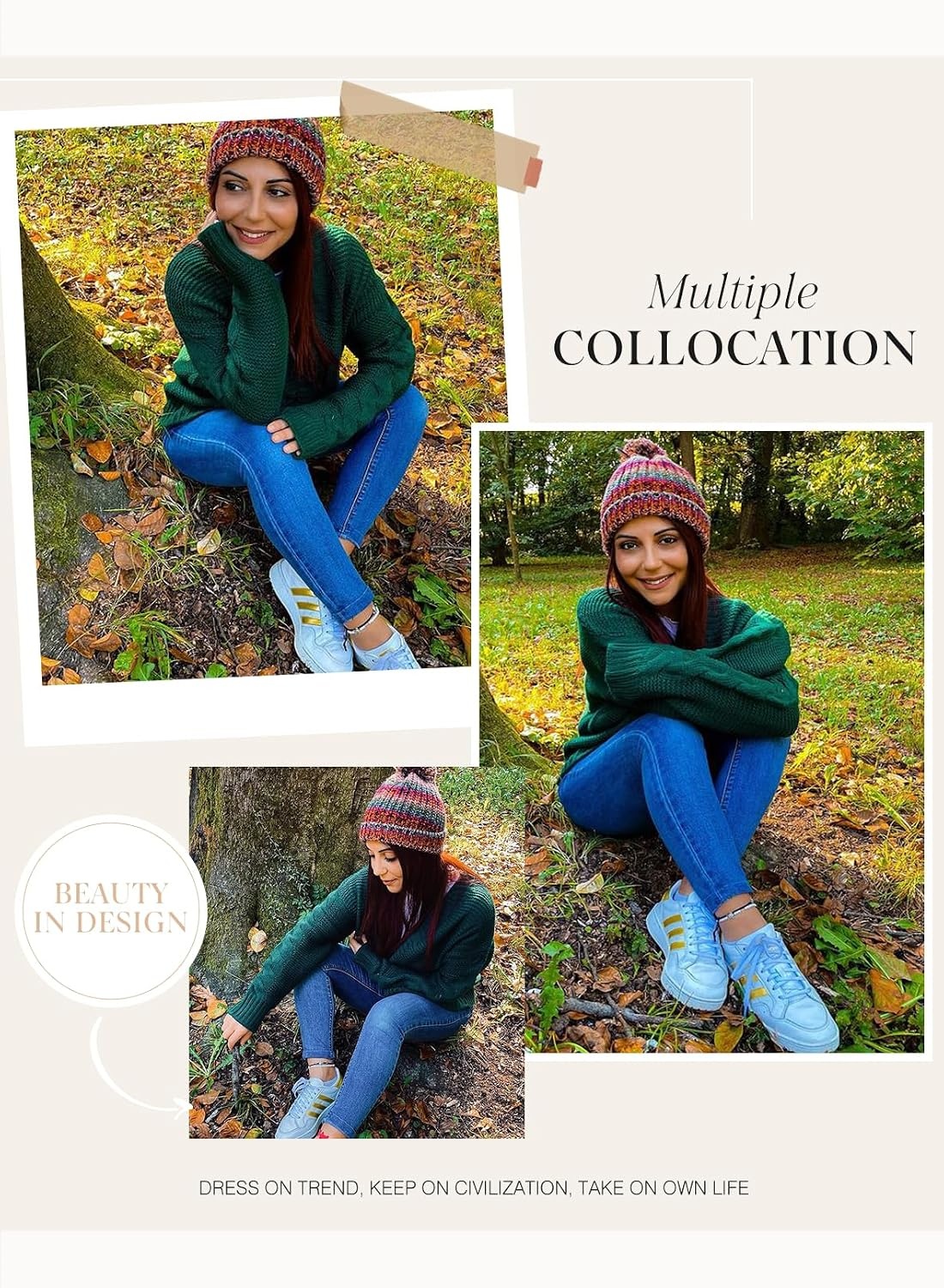 image:imageDokotoo Womens Open Front Long Sleeve Chunky Knit Cardigan Sweaters Loose Outwear CoatC Green