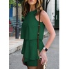 Dokotoo Rompers for Women Summer Dressy Short Jumpsuits 2026(Dark Green)