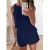 Dokotoo Rompers for Women Summer Dressy Short Jumpsuits 2026(Navy)
