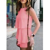 Dokotoo Rompers for Women Summer Dressy Short Jumpsuits 2026(Pink)