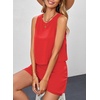 Dokotoo Rompers for Women Summer Dressy Short Jumpsuits 2026(Red)