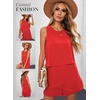 Dokotoo Rompers for Women Summer Dressy Short Jumpsuits 2026(Red)