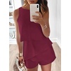 Dokotoo Rompers for Women Summer Dressy Short Jumpsuits 2026(Vine)