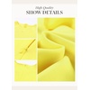 Dokotoo Rompers for Women Summer Dressy Short Jumpsuits 2026(Yellow)