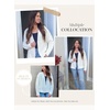 Dokotoo Womens Open Front Long Sleeve Chunky Knit Cardigan Sweaters Loose Outwear Coat(C White)