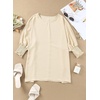Dokotoo Womens Tunic Top Plus Size Tops Dressy Casual Scoop Neck Babydoll Cute Tops Short Sleeve Shirts 2024 Spring Summer Top Oversized T Shirt Ladies Tops and Blouses for Women Apricot Small