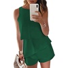 Dokotoo Rompers for Women Summer Dressy Short Jumpsuits 2026(Dark Green)