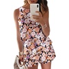 Dokotoo Rompers for Women Summer Dressy Short Jumpsuits 2026(Pink Floral)