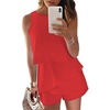 Dokotoo Rompers for Women Summer Dressy Short Jumpsuits 2026(Red)