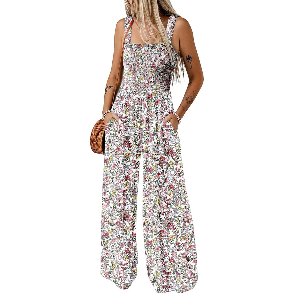 image:imageDokotoo Womens Loose Overalls Jumpsuits One Piece Sleeveless RompersLight Pink