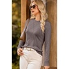 Dokotoo Sweaters for Women Long Sleeve Crewneck Diamond Hollow Out Lightweight Pullover Sweater Tops Fall Outfits(Coffee)