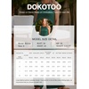 Dokotoo Womens 2 Piece Outfits Tank Tops Elastic Waist Wide Leg Pants Sets(Apricot)