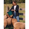 Dokotoo Womens Cardigan Wool Blend Casual Knit Hollow Out Sweaters Tops(Black)