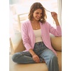 Dokotoo Womens Cardigan Wool Blend Casual Knit Hollow Out Sweaters Tops(Pink)