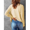 Dokotoo Womens Cardigan Wool Blend Casual Knit Hollow Out Sweaters Tops(Yellow Cream)