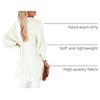 Dokotoo Womens V Neck Striped Button Down Shirts Long Sleeve Tunic Tops(Khaki)