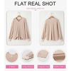 Dokotoo Womens Waffle Knit Tops Trendy Fashion 2026 Oversized T Shirts(Beige)