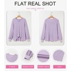 Dokotoo Womens Waffle Knit Tops Trendy Fashion 2026 Oversized T Shirts(Purple)