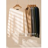 Dokotoo Womes Sweaters Solid Button Long Sleeve Knit Pullover Tops(Green)