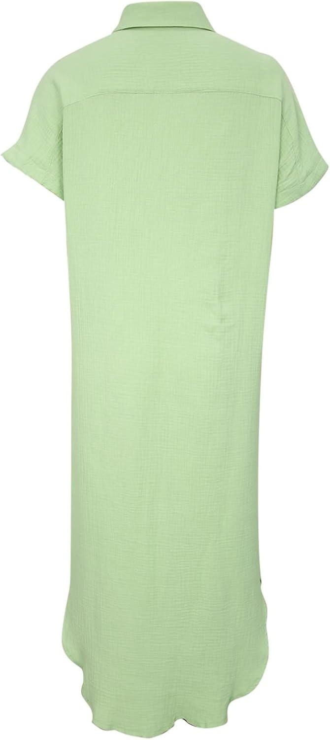 image:imageDokotoo Womens Long Cardigans Swimsuit Cover Ups Summer Beach DressGreen
