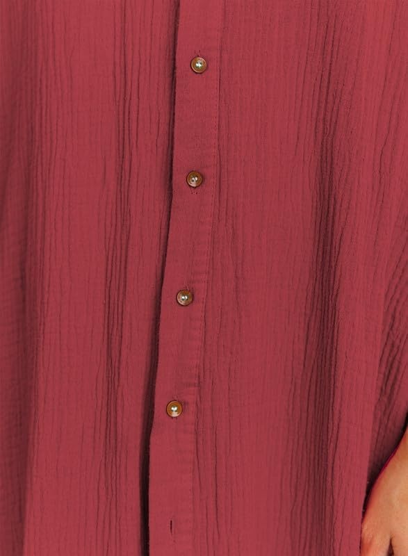 image:imageDokotoo Womens Long Cardigans Swimsuit Cover Ups Summer Beach DressRed