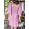 Dokotoo Womens Dresses 2026 Deep V Neck Elegant Bow tie Mini Dress S-XL(Light Pink)