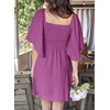 Dokotoo Womens Dresses 2026 Deep V Neck Elegant Bow tie Mini Dress S-XL(Meadow Mauve)