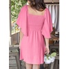 Dokotoo Womens Dresses 2026 Deep V Neck Elegant Bow tie Mini Dress S-XL(Peach Blossom)