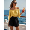 Dokotoo Womens Shorts Summer Elastic Waist Wide Leg Lace Beach Cover Ups(Black)