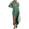 Dokotoo Womens Long Cardigans Swimsuit Cover Ups Summer Beach Dress(Canton)